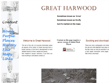 Tablet Screenshot of great-harwood.org.uk